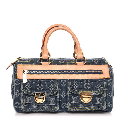 Louis Vuitton Monogram Denim Neo Speedy Blue 1 of 7