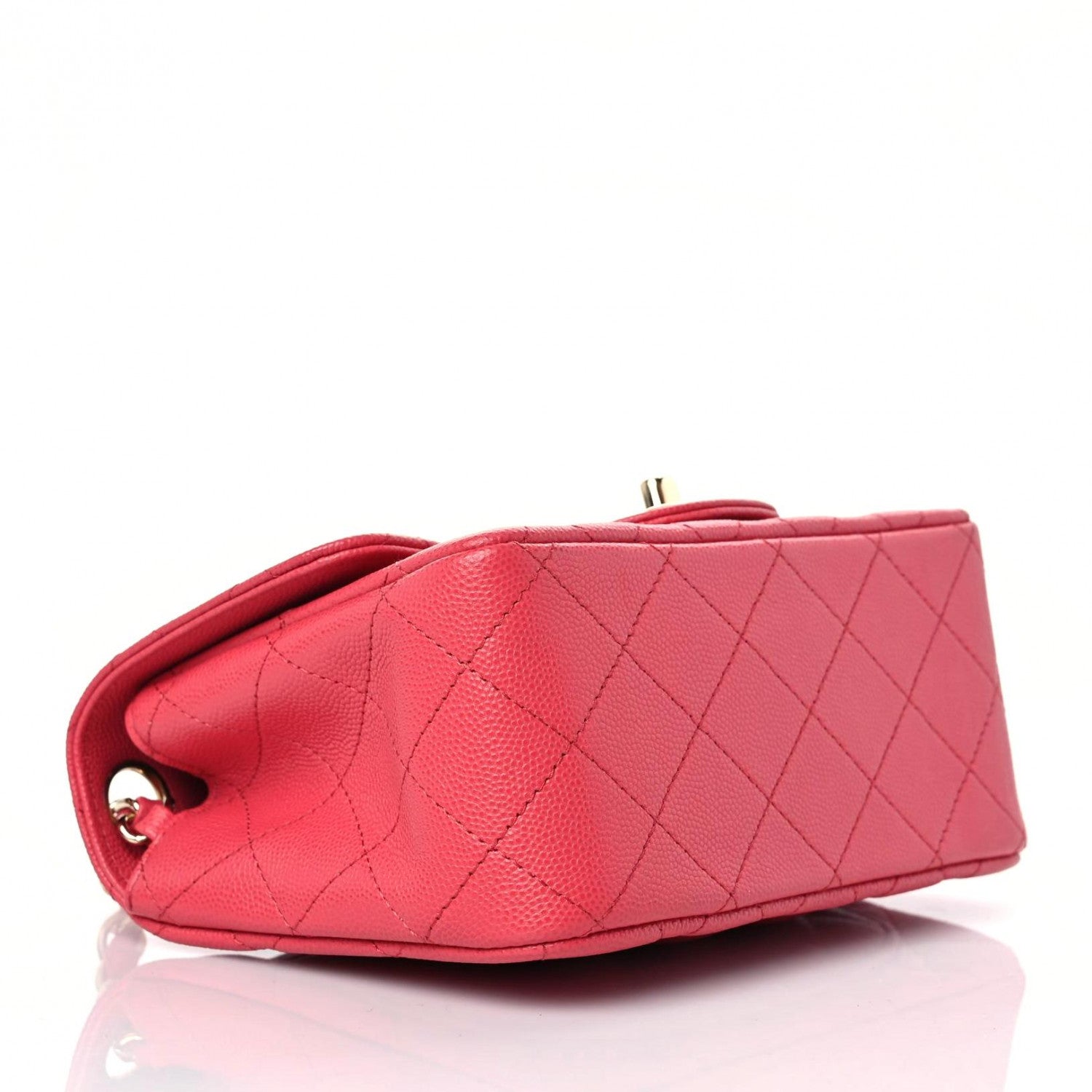 Chanel Caviar Quilted Mini Square Flap Pink 4 of 11