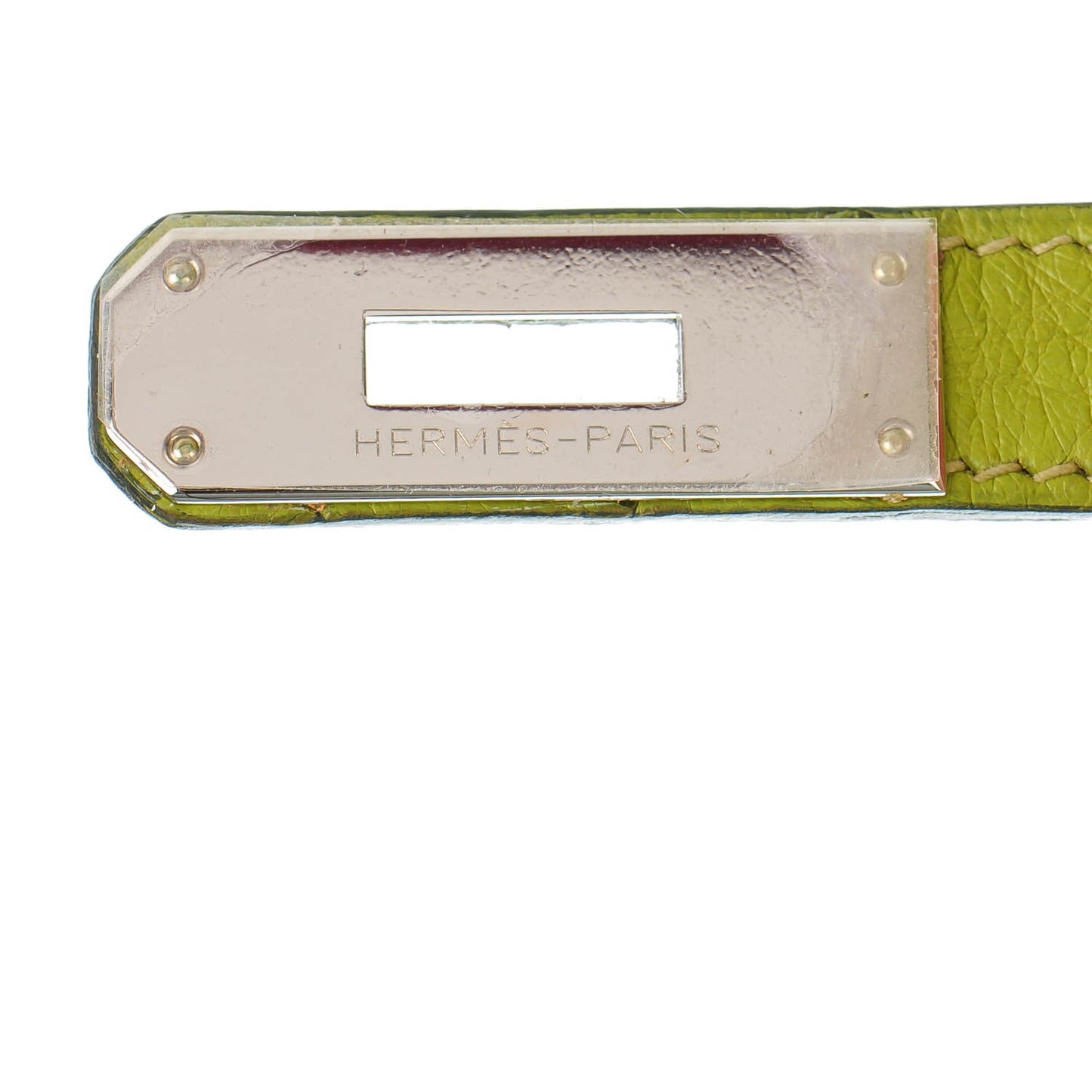Ostrich Birkin 30 Vert Anis