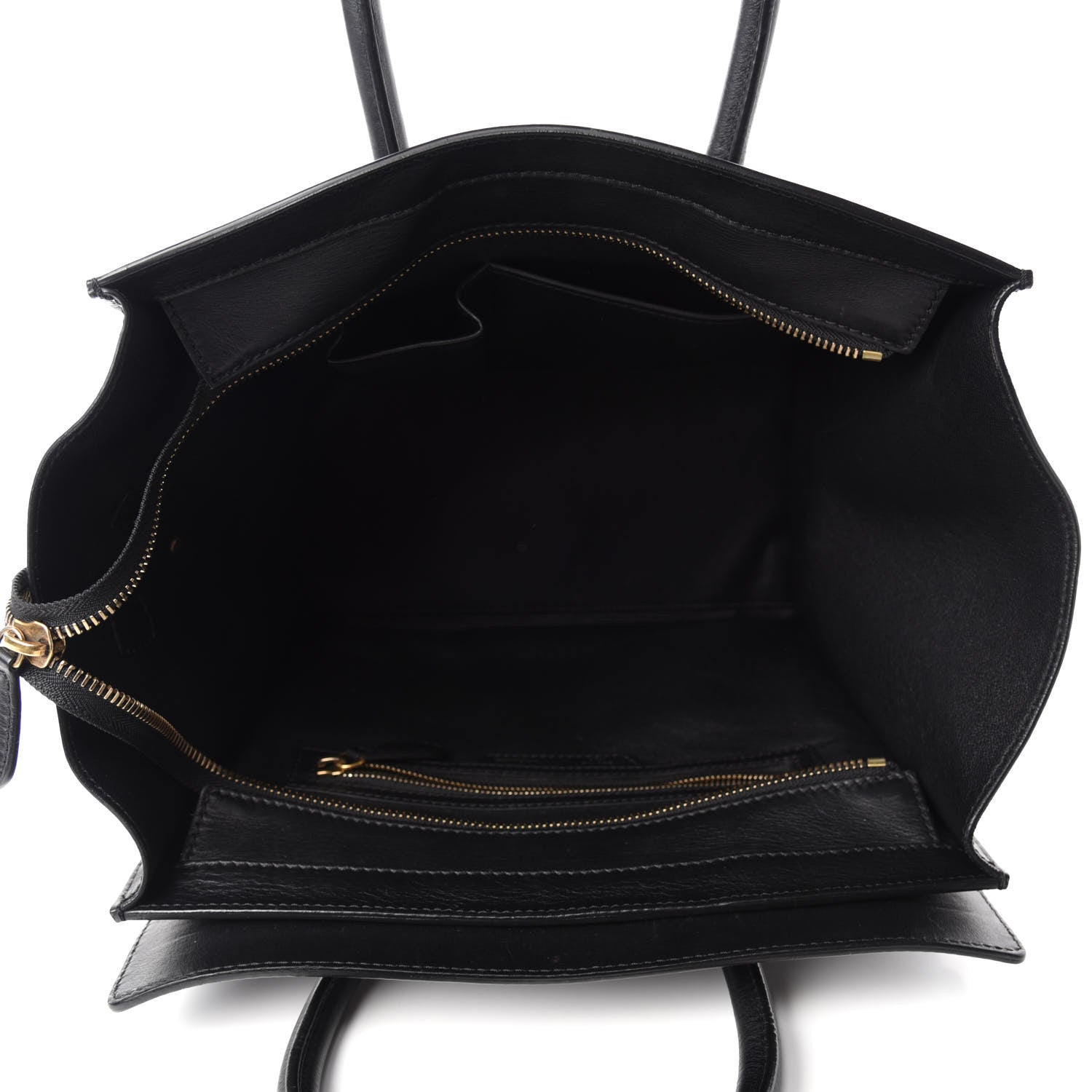 Celine Smooth Calfskin Mini Luggage Black 5 of 10