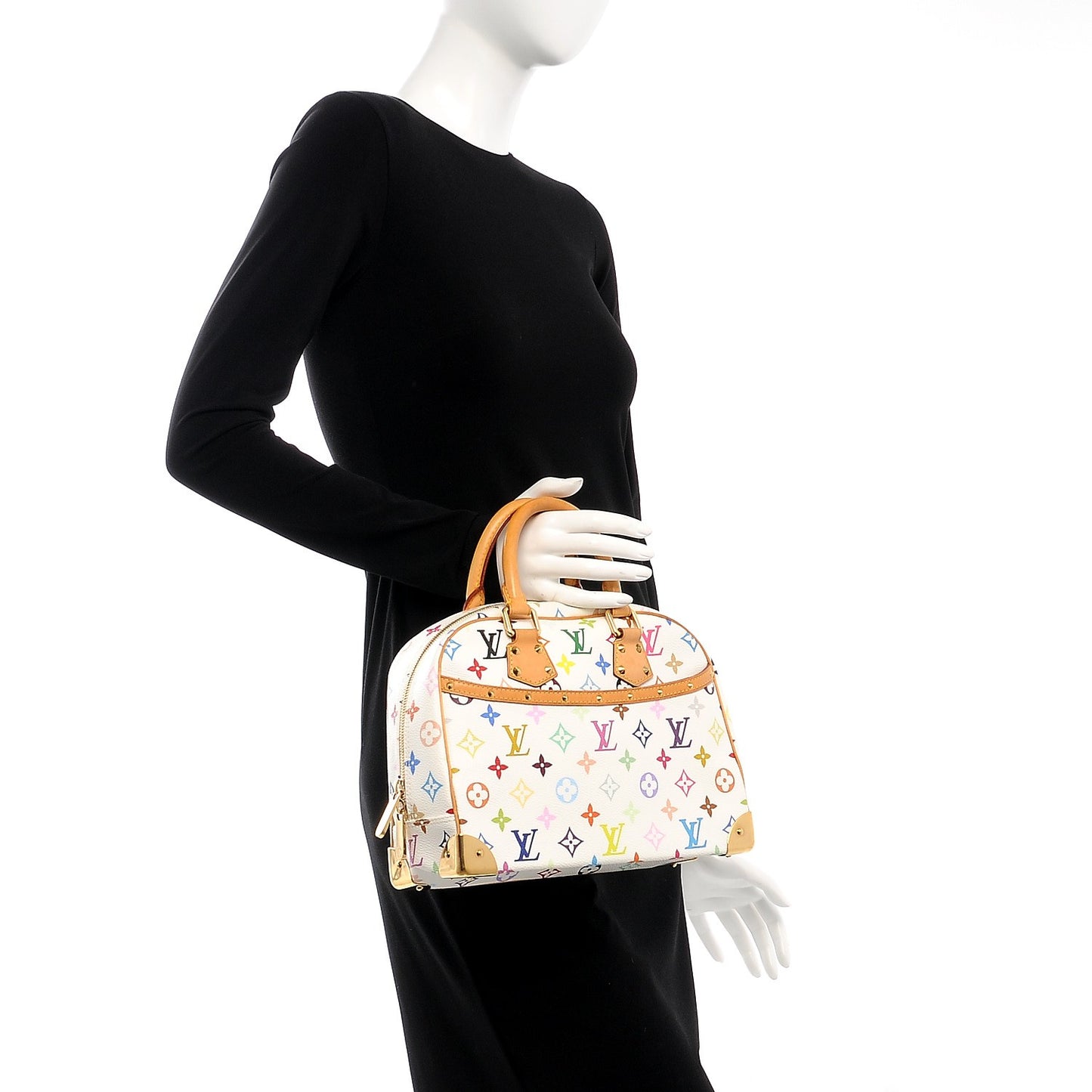 Monogram Multicolor Trouville White