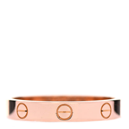 Cartier 18K Pink Gold 3.5mm LOVE Wedding Band Ring 60 9 1 of 5