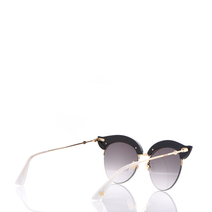 Gucci Pearl Cat Eye Sunglasses GG0212S Black 4 of 7