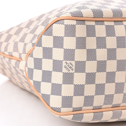 Louis Vuitton Damier Azur Delightful MM Rose Ballerine 10 of 11