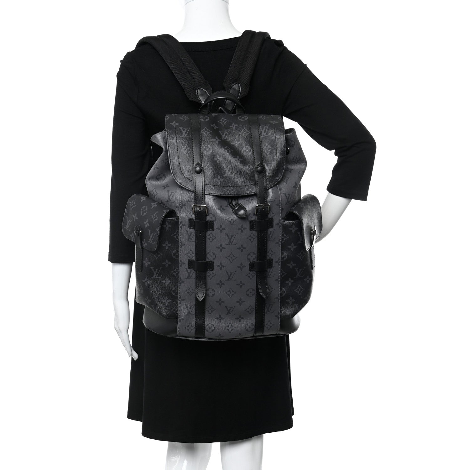 Louis Vuitton Reverse Monogram Eclipse Christopher PM Backpack 2 of 9