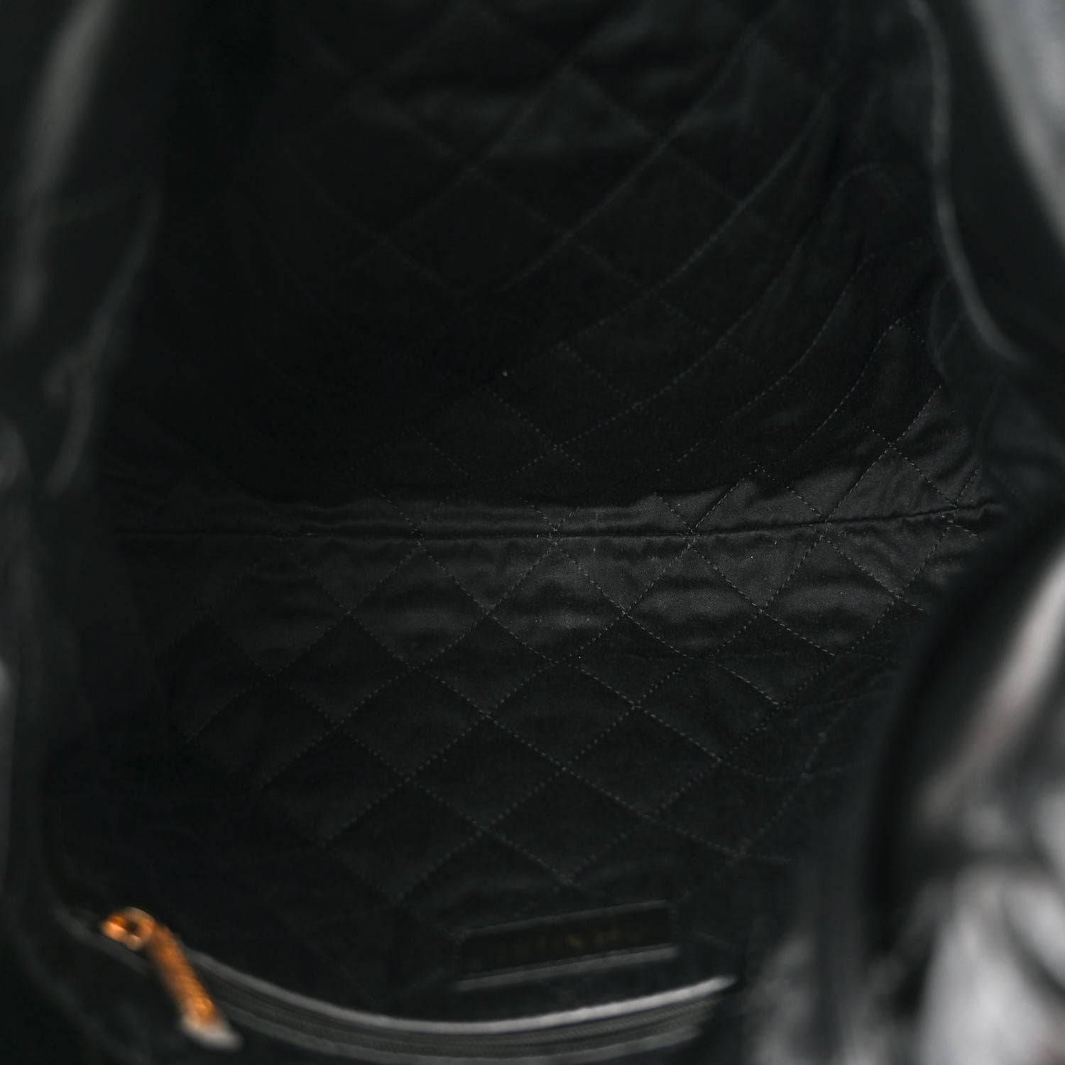 Chanel Shiny Calfskin Quilted Small Chanel 22 Black 6 of 12