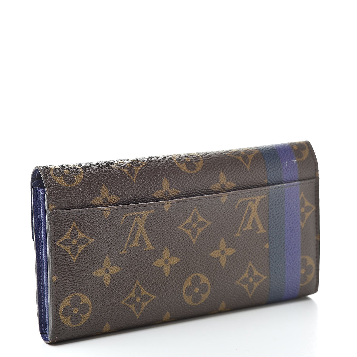 Louis Vuitton Monogram My LV Heritage Sarah Wallet NM Blue Marine Violet 3 of 11