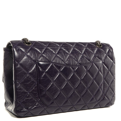 Chanel Aged Calfskin 2.55 Reissue 227 Flap Dark Purple 3 of 8