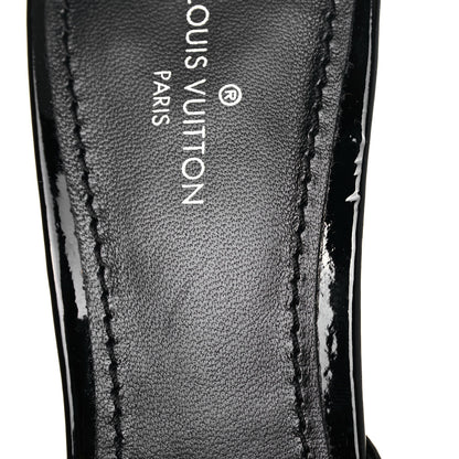 Louis Vuitton Patent Insider Mules 38 Black 6 of 10