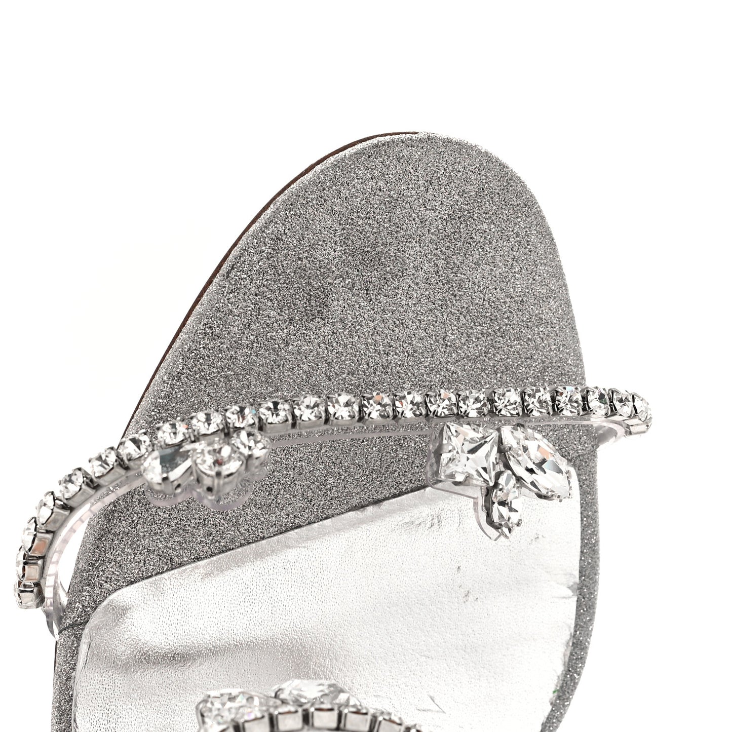 PVC Crystal Just Queen 100 Sandals 38.5 Crystal