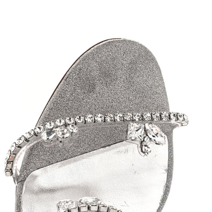 Christian Louboutin PVC Crystal Just Queen 100 Sandals 38.5 Crystal 9 of 9