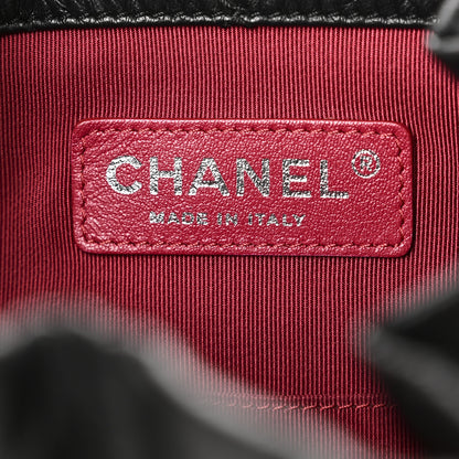 Chanel Aged Calfskin Quilted Small Gabrielle Backpack Black 6 of 10