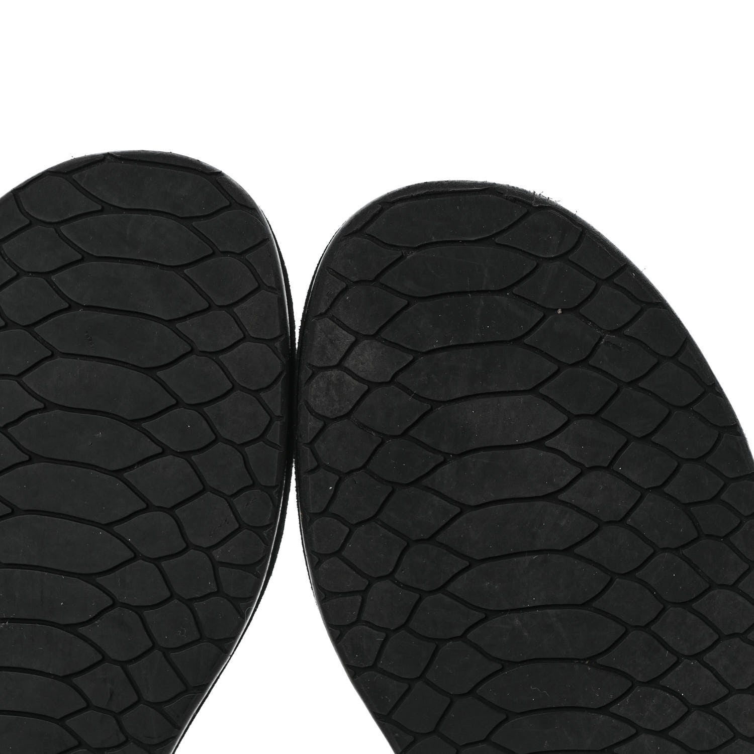 Jimmy Choo Shimmer Suede Crystal Nala Thong Sandals 38.5 Black 8 of 8