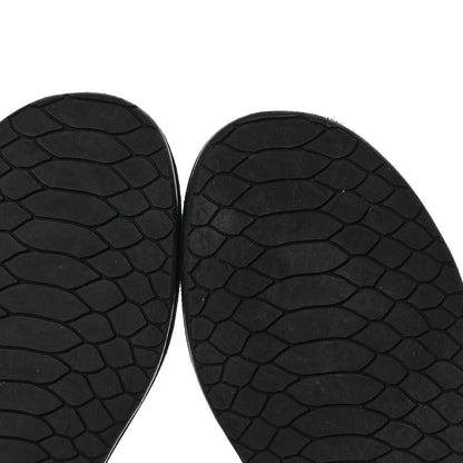 Jimmy Choo Shimmer Suede Crystal Nala Thong Sandals 38.5 Black 8 of 8