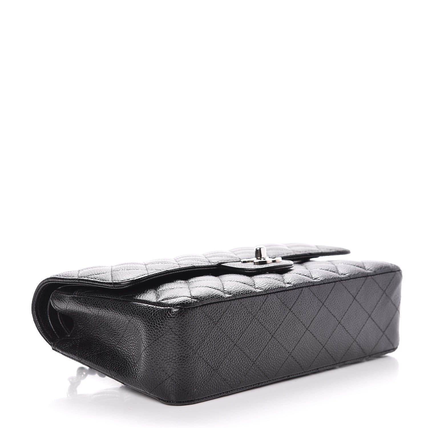 Chanel Caviar Quilted Medium Double Flap Black 4 of 14