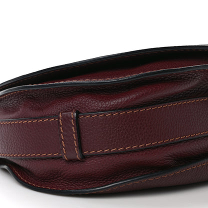 Chloe Calfskin Medium Marcie Round Crossbody Bag Dark Velvet 9 of 11