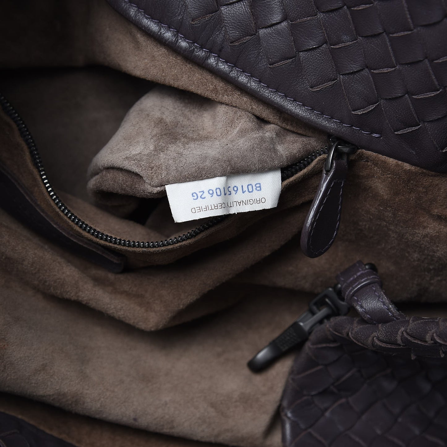 Nappa Intrecciato Large Cesta Tote Quetsche