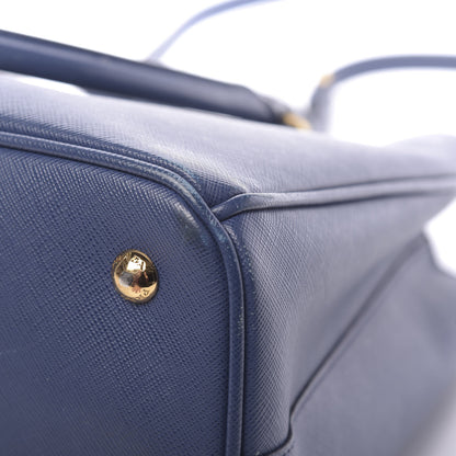 Prada Saffiano Lux Medium Tote Bluette 16 of 17