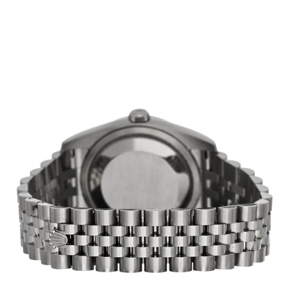 Rolex Stainless Steel Diamond Bezel Mother of Pearl 36mm Oyster Perpetual Datejust Watch 116244 3 of 5