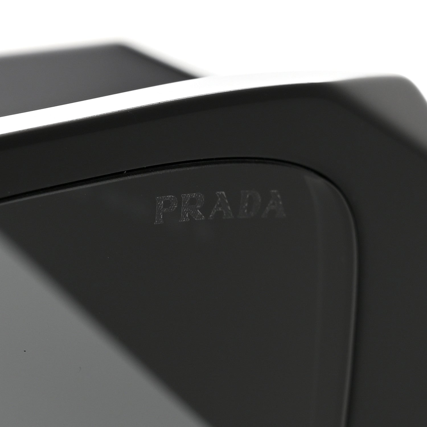 Prada Acetate Symbole Sunglasses SPR 17W Black 7 of 9