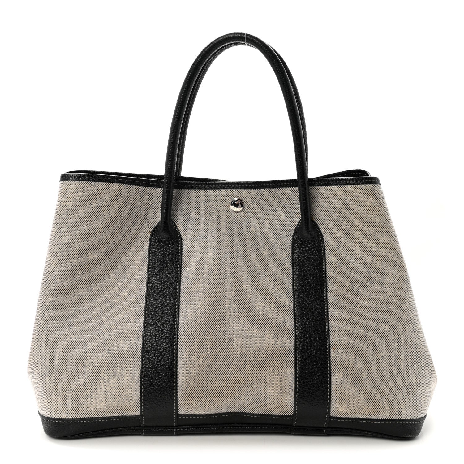 Hermes Toile H Buffle Skipper Garden Party 36 MM Tote Black 1 of 9