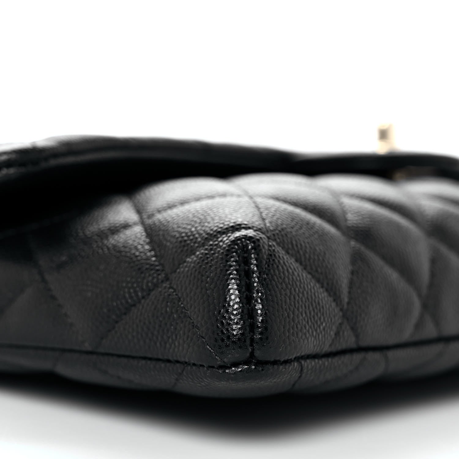 Chanel Caviar Quilted Flap Clutch Black 8 of 10