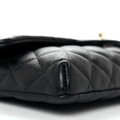 Chanel Caviar Quilted Flap Clutch Black 8 of 10