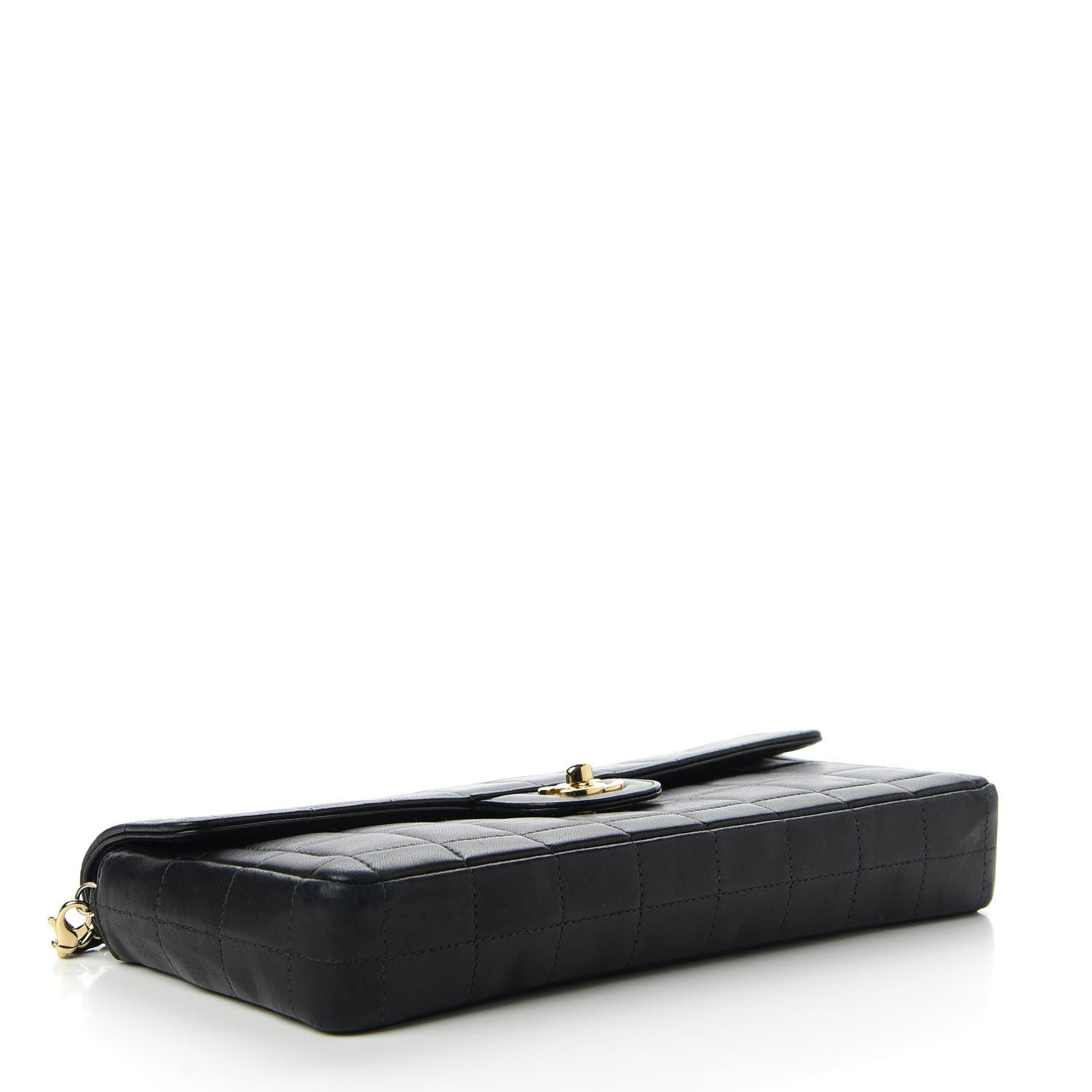 Chanel Lambskin East West Chocolate Bar Flap Black 4 of 12