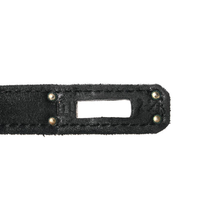 Hermes Veau Doblis Kelly Pochette Black 7 of 14