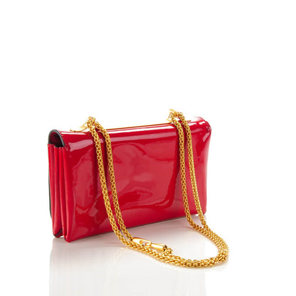 Valentino Garavani Patent Animalia Va Va Voom Shoulder Bag Red 3 of 7