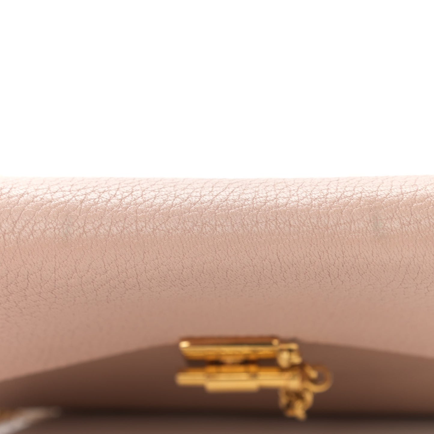 Grained Lambskin Drew Shoulder Bag Cement Pink