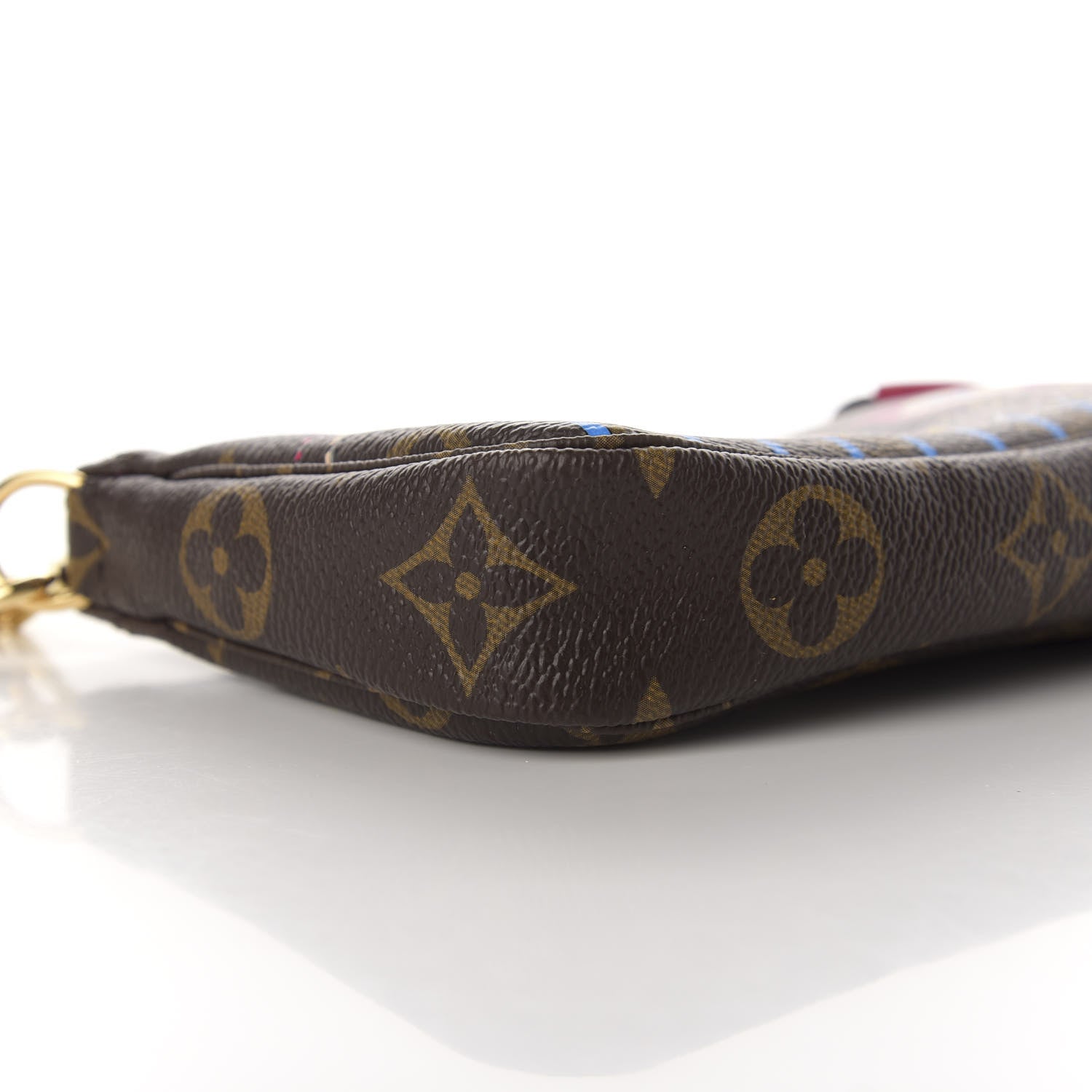 Louis Vuitton Monogram 2020 Christmas Animation Roller Coaster Mini Pochette Accessories Pivoine 4 of 10