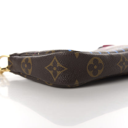 Louis Vuitton Monogram 2020 Christmas Animation Roller Coaster Mini Pochette Accessories Pivoine 4 of 10