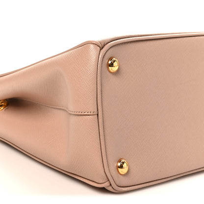 Prada Saffiano Small Galleria Double Zip Tote Cammeo 8 of 9