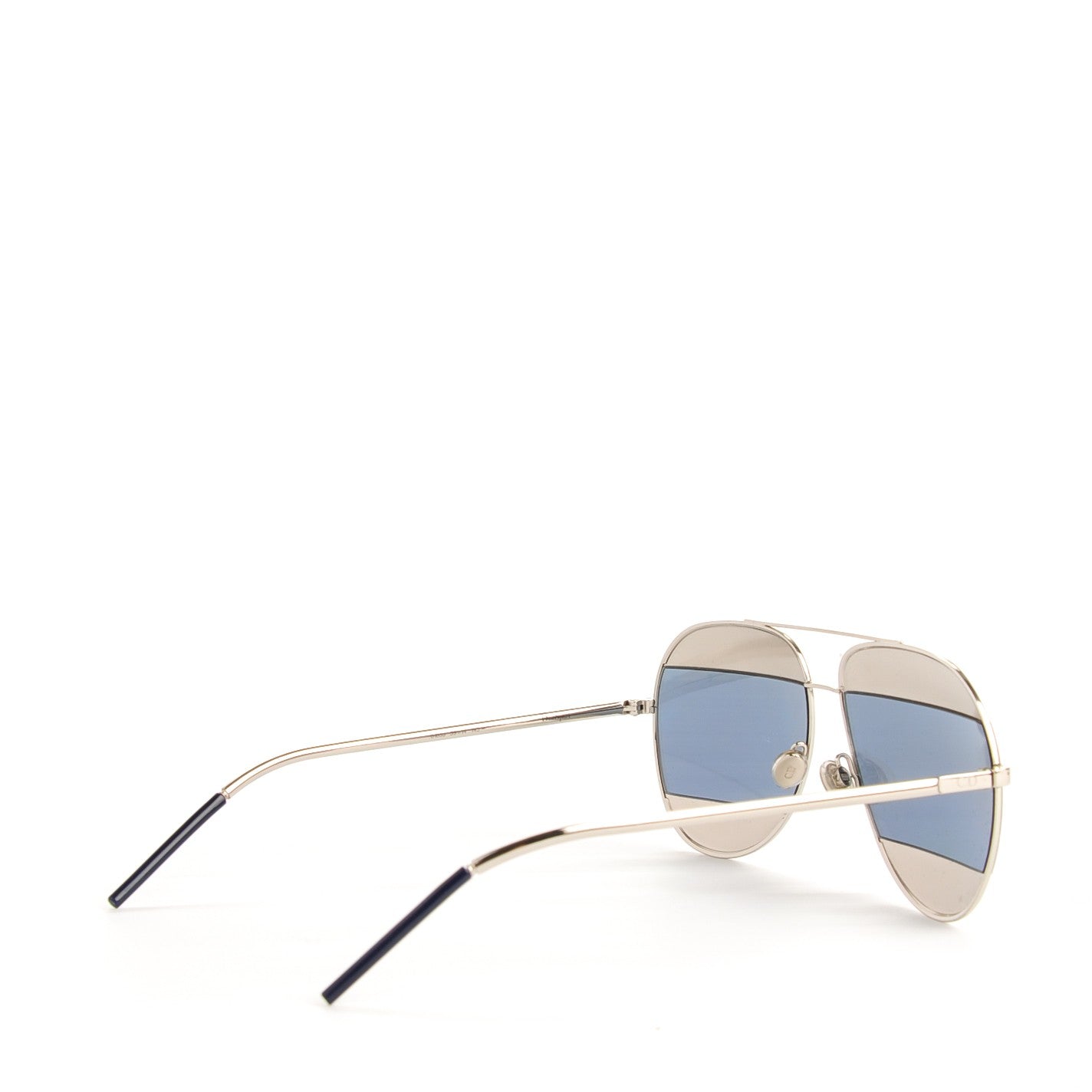 Split 1 Aviator Sunglasses Silver