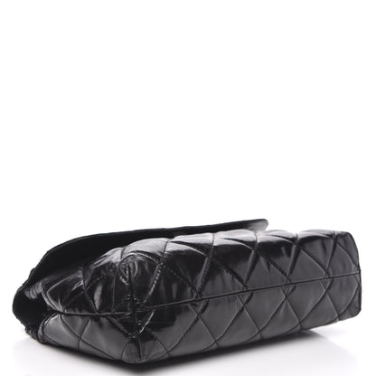 Chanel Vinyl Quilted In the Business Flap Bag Black 4 of 19