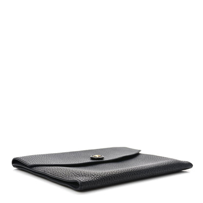 Hermes Taurillon Clemence Pochette Rio Black 4 of 7