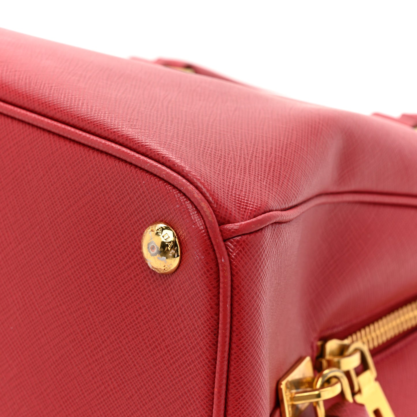 Saffiano Lux Parabole Tote Fuoco