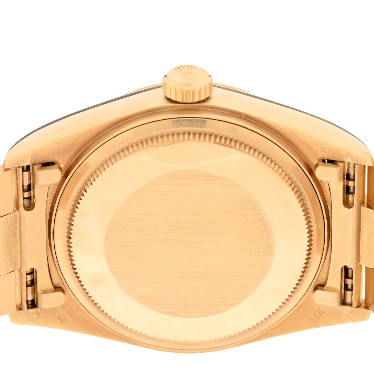 18K Yellow Gold Diamond 36mm Oyster Perpetual Day-Date President Watch Black 18038