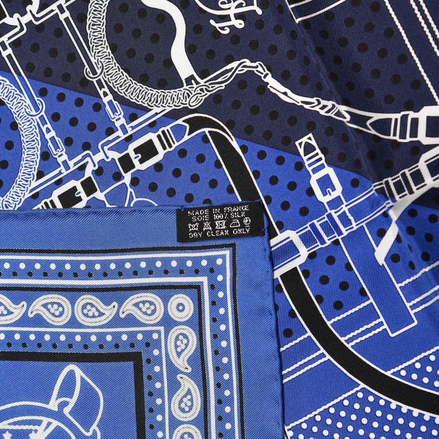 Hermes Silk Grand Manege Cut Bandana Scarf 55 4 of 5