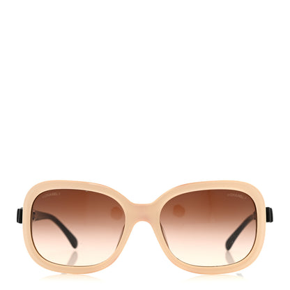 Chanel Acetate CC Bow Sunglasses 5280-Q Beige Black 2 of 9