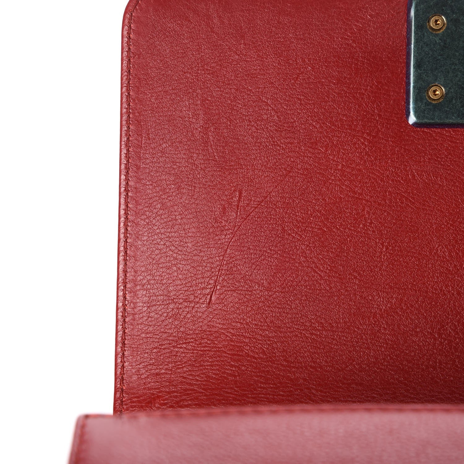Chanel Goat Hair Small Boy Flap Red 7 of 11