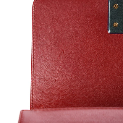 Chanel Goat Hair Small Boy Flap Red 7 of 11