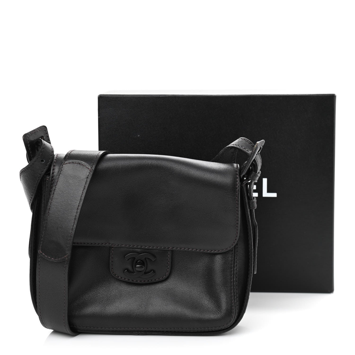 Chanel Calfskin Small Messenger So Black 11 of 11
