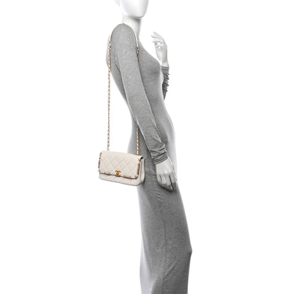Chanel Lambskin Enamel Strass Quilted Mini Paris Monaco Flap White 2 of 11