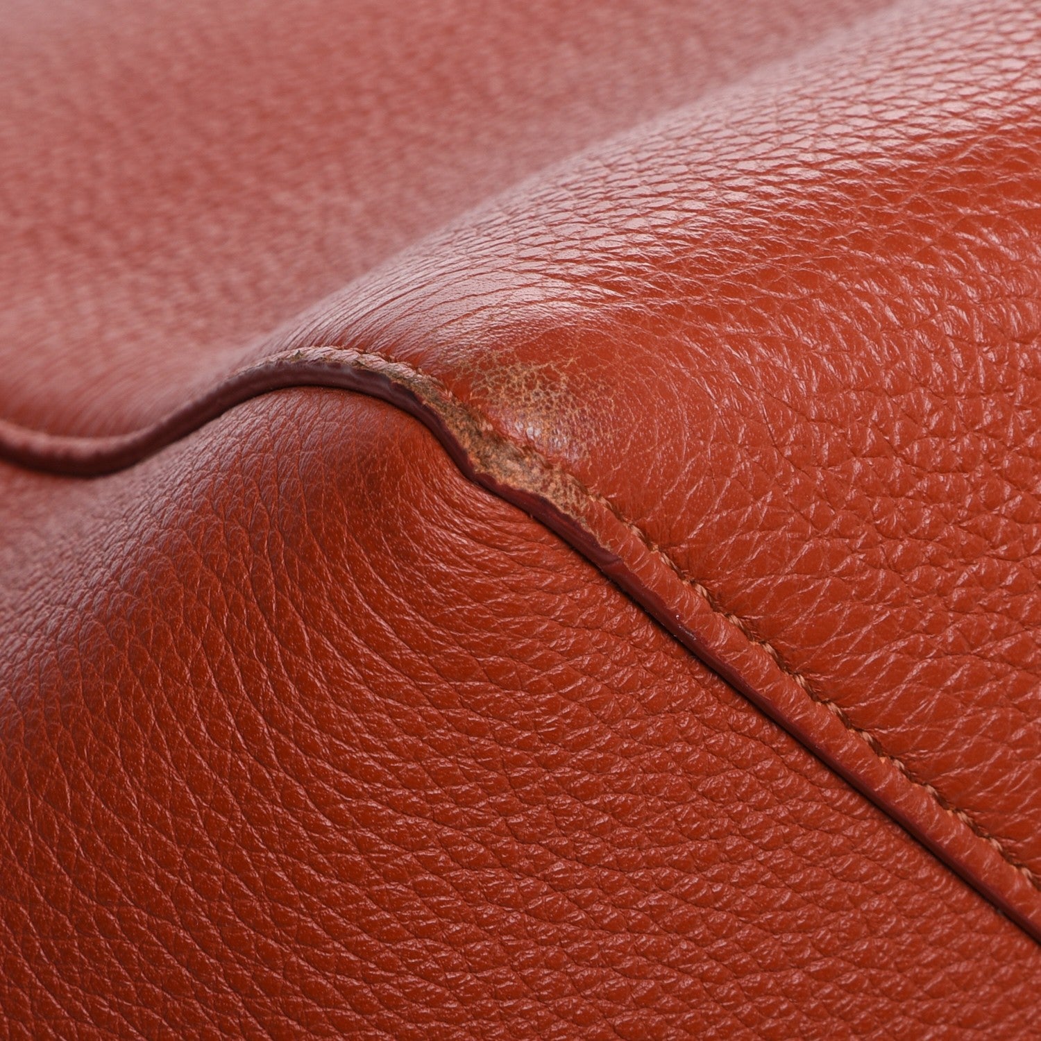 Celine Soft Grained Calfskin Medium Cabas Phantom Brick 12 of 12