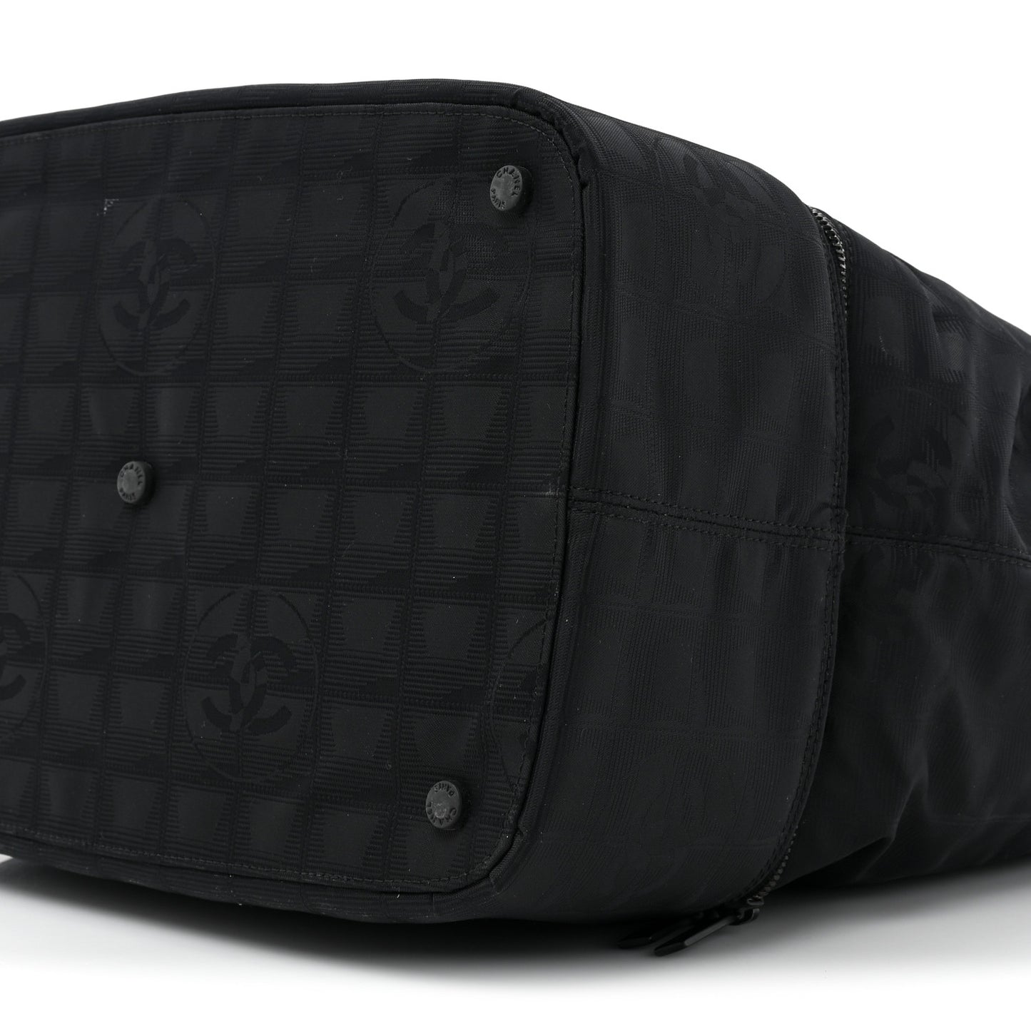 Nylon Travel Convertible Tote Black