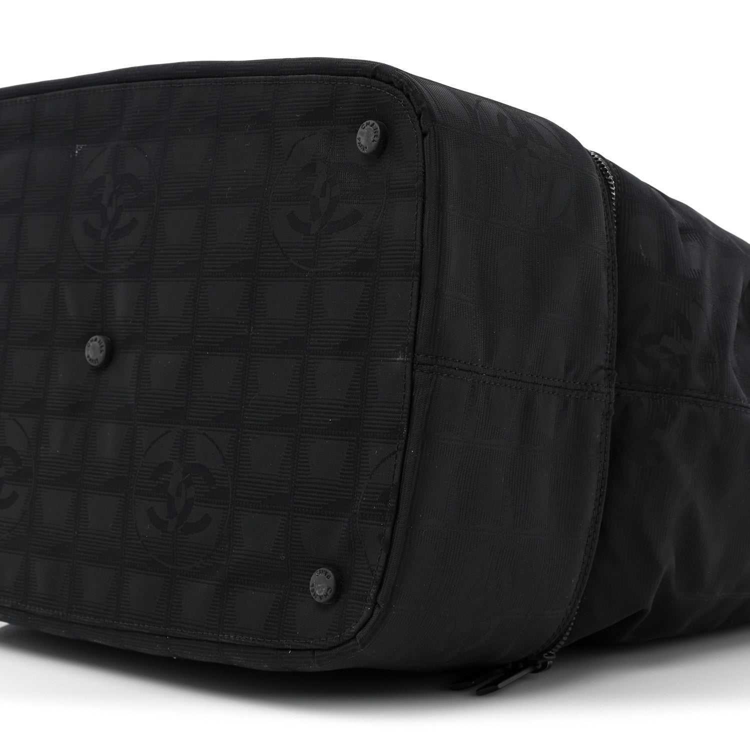 Chanel Nylon Travel Convertible Tote Black 9 of 14