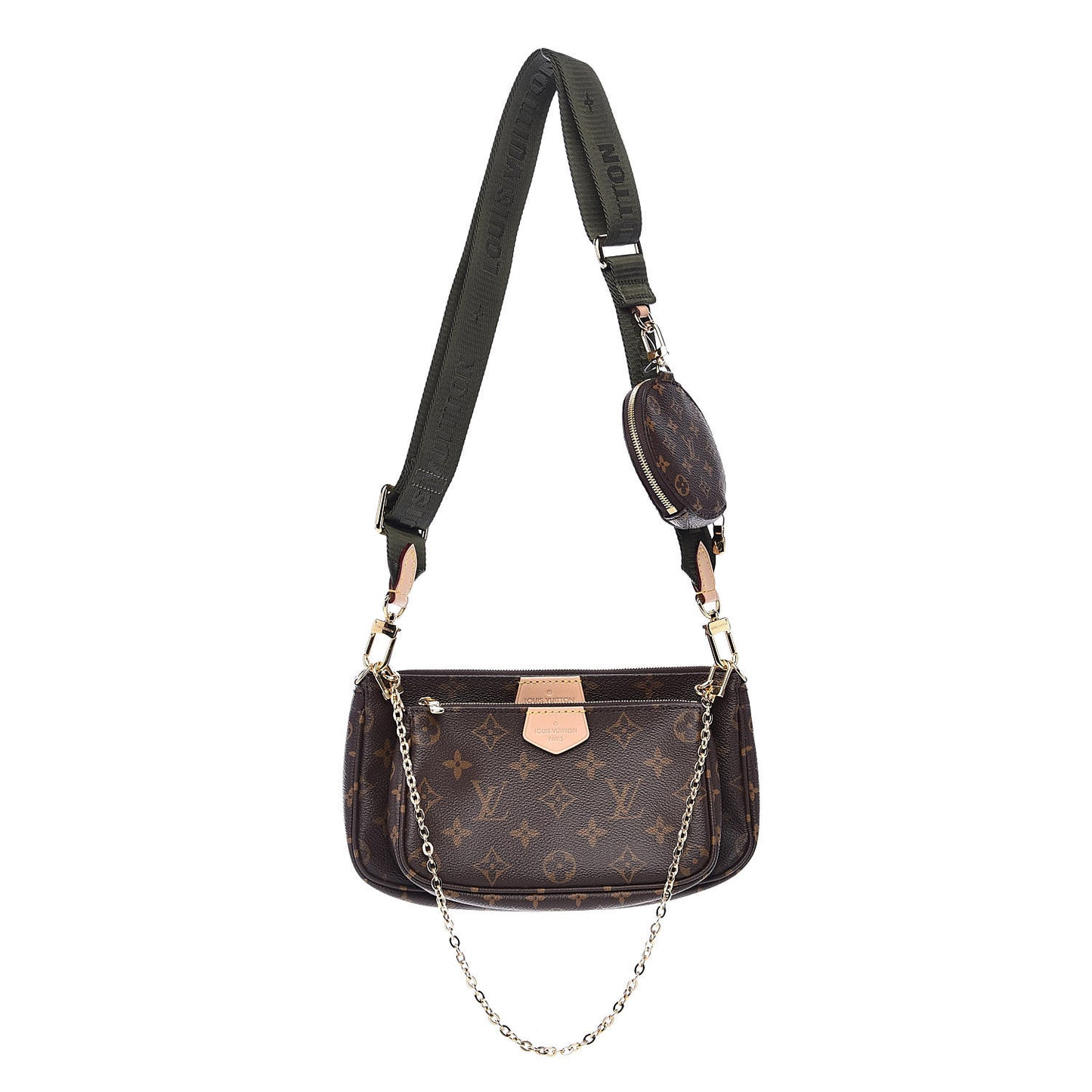 Monogram Multi Pochette Accessories Kaki