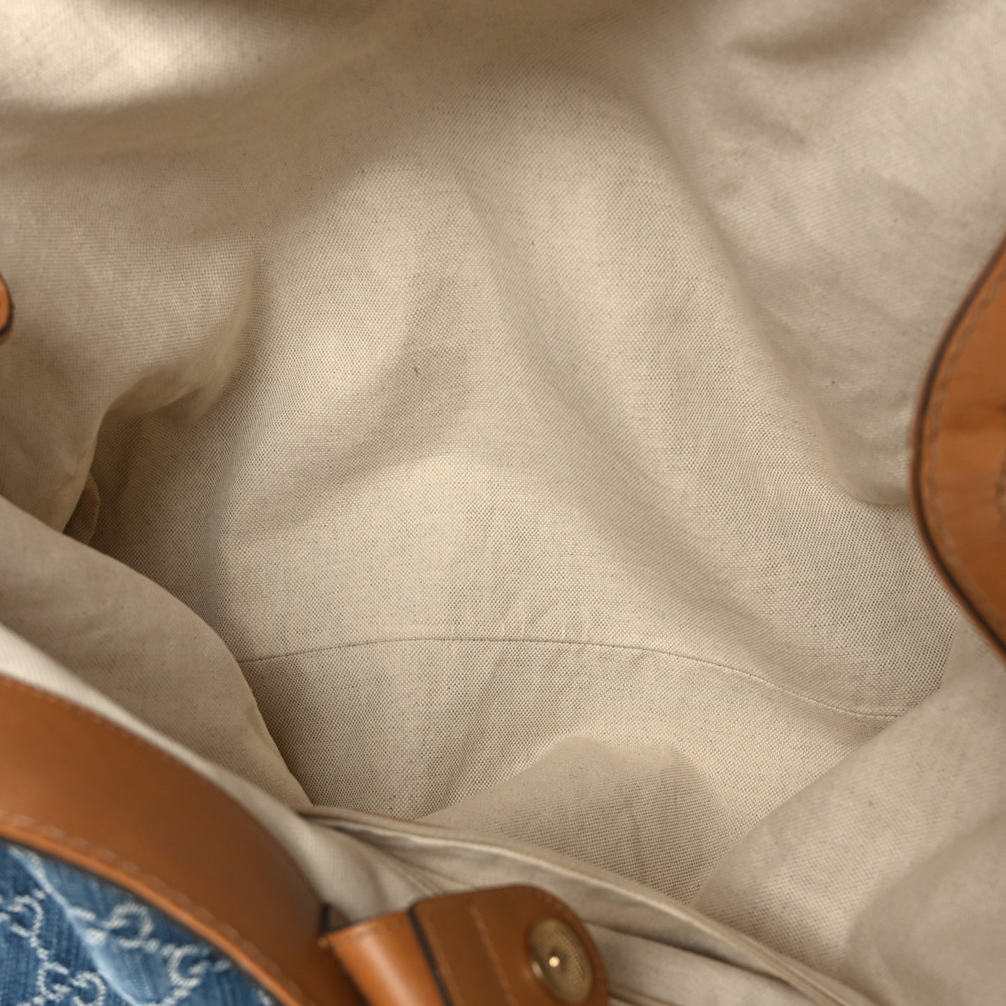 Denim Monogram Large Sukey Tote